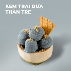 Kem trái dừa Than tre