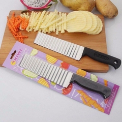 Dao lượn sóng cắt thạch, củ quả CÁN ĐEN DÀI