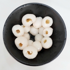 Vải ngâm Hoàng Gia lon 565g