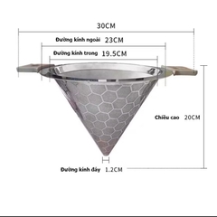 Phễu lọc trà inox 304