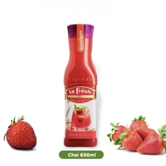 Nước cốt Dâu Tây La Fresh chai 650ml