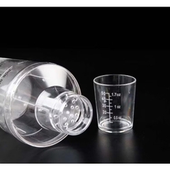Bình lắc nhựa vạch đậm cao cấp 700ml