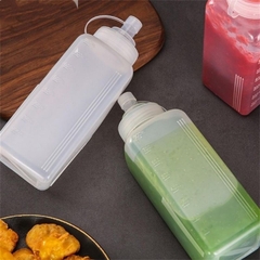 Chai nhựa đựng sốt Vuông 800ml