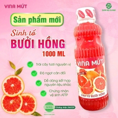 Vina Mứt Bưởi Hồng chai 1 lít