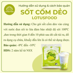 Sốt Cốm Dẻo Lotus túi 1kg