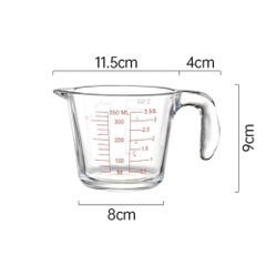 Ca đong thuỷ tinh cao cấp - 350ML