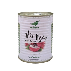 Vải ngâm Hoàng Gia lon 565g