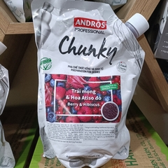 Mứt Chunky túi 1kg - TRÁI MỌNG & HOA ATISO ĐỎ