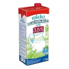 Sữa tươi Ba Lan Mleko Zambrowkie - HỘP 1 LÍT