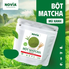 Bột Matcha mũ xanh Novia túi 500g