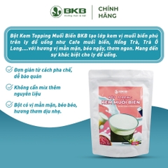 Bột Topping kem Muối Biển BKB túi 500g
