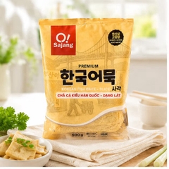 Chả cá Hàn Quốc dạng lát O!Sa jang gói 500g