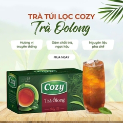 Trà Cozy túi lọc hộp 50gr (25gói x 2gr) - OLONG