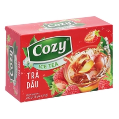 Trà cozy hòa tan hộp 240g (16 gói x 15g) - DÂU