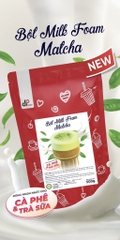 Bột Milk Foam DP Food túi 500g - MATCHA