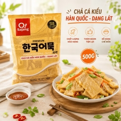Chả cá Hàn Quốc dạng lát O!Sa jang gói 500g