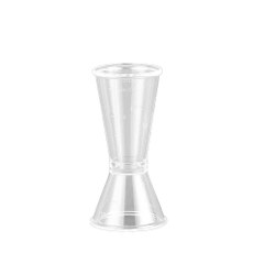 Jigger nhựa - Ly đong 2 đầu chia vạch 10/20ml