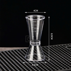 Jigger nhựa - Ly đong 2 đầu chia vạch 10/20ml