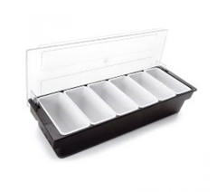 Khay nhựa đựng topping - 6 NGĂN
