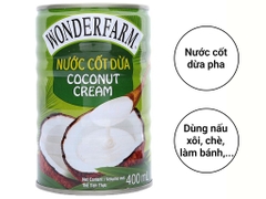 Nước cốt dừa Wonderfarm 400ml