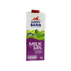 Sữa tươi tiệt trùng Happy Barn - HỘP 1 LÍT