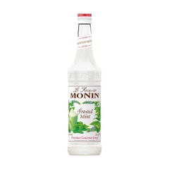 Syrup Monin Bạc Hà Trắng (Frosted Mint) chai 700ml