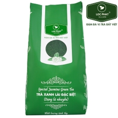 Trà xanh lài đặc biệt lá nhuyễn Lộc Phát túi 1kg