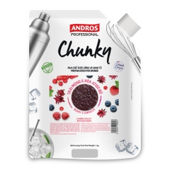 Mứt Chunky túi 1kg - TRÁI MỌNG & HOA ATISO ĐỎ