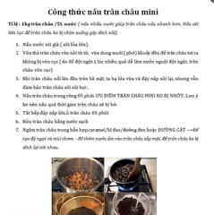 [Thùng 20 túi] Trân châu Hoàng Kim Mini Totococo túi 1kg