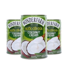 [Thùng 24 lon] Nước cốt dừa Wonderfarm lon 400ml