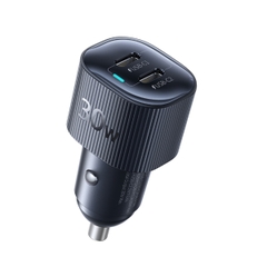Tẩu Sạc Ô Tô 2 Cổng Type-C 30W Baseus PrimeTrip VP2 (Thiết Kế Tối Giản, Phù Hợp Mọi Nội Thất Xe)