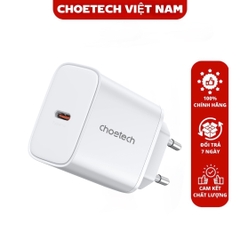 Củ sạc nhanh USB C Choetech PD3041 PD3042 Power Delivery 30W 45W – Hàng chính hãng