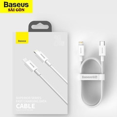 Cáp sạc nhanh siêu bền Type C to Lightning cho iPhone CATLYS Baseus Superior Series PD 20W fast charging data cable
