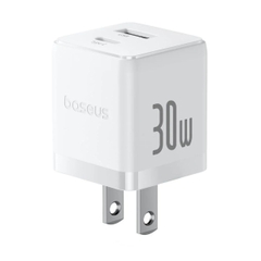 Củ sạc nhanh nhỏ gọn 2 cổng Baseus Palm U + C 30W (Nhỏ gọn, đa năng, sạc 2 thiết  bị cùng lúc)