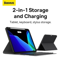 Bao Da kiêm Bàn Phím Bluetooth ARJK000113 Baseus Brilliance Detachable Keyboard Case cho iPad Pro（2018/2020/2021)