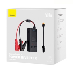 Bộ Chuyển Đổi Điện Áp DC to AC dùng cho Xe Hơi Baseus Super Si Power Inverter 500W (220V CNEU) CGNB000101