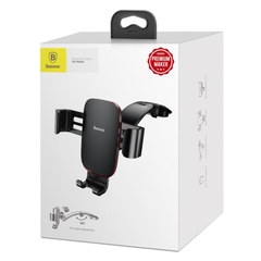 Giá đỡ điện thoại trên ô tô khóa tự động Baseus Metal Age Gravity Car Mount (For Center Console) SUYL-F0S
