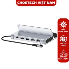 Hub chuyển 5 in1 Choetech HUB-M77 Docking Station (Type C to HDMI 4K60Hz + USB*3 + PD100W) dùng cho điện thoại, máy tính bảng và thiết bị chơi game- Hàng chính hãng