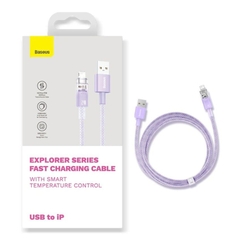 Cáp sạc nhanh Baseus Explorer Series 2 USB to Lightning 2.4A (with Smart Temperature Control, Fast Charging Cable) CATS