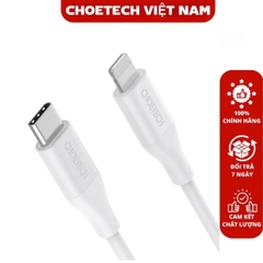 Cáp sạc nhanh MFI Type C sang Lightning 30w Choetech IP0040 (Hàng chính hãng)