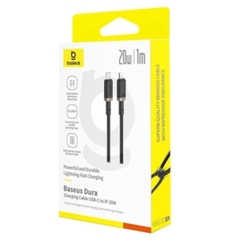 Cáp sạc nhanh Type C to Lightning 20W Baseus dura series fast charging cable