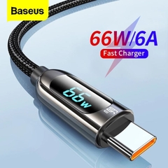 Cáp Sạc Nhanh truyền dữ liệu CASX020001 Baseus Display Fast Charging Data Cable USB to Type-C 66W