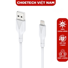 Cáp sạc nhanh và truyền dữ liệu Usb to Lightning 2.4A Choetech XAL-0003 (Hàng chính hãng)