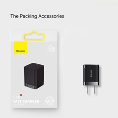 Củ sạc nhanh Baseus GaN3 1C 30W Quick Charger - Sạc nhanh, siêu nhỏ gọn (PD/QC/PPS Multi Quick Charge Support)– CCGN- Hàng Chính hãng