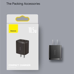 Củ sạc đa năng 2 cổng USB A 10.5w Baseus Compact Charger- CCXJ