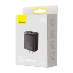 Củ sạc nhanh Baseus compact quick charger 30w CCXJ