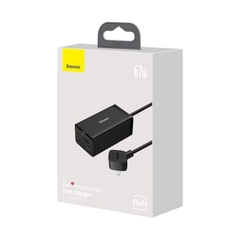 Bộ Sạc Nhanh Kiêm Hub Mở Rộng Đa Năng 2 in 1 công suất 67W Baseus GaN5 Pro Desktop Fast Charger 1U+2C+HDMI (CCGAN67-HDS)