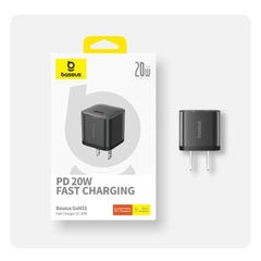 Củ Sạc Nhanh 20W Baseus GaN5S Fast Charger 1C (Nhỏ gọn, sạc nhanh PD/Quick Charge)