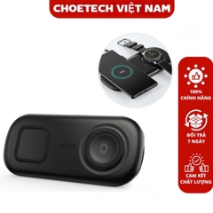 Đế sạc không dây 2 in 1 Choetech T570  cho điện thoại và đồng hồ Samsung (Hàng chính hãng)