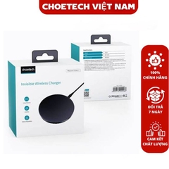 Đế sạc không dây tầm xa 10W 2in 1 cho điện thoại và tai nghe Choetech T590-F